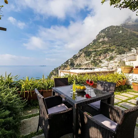Scorcio D' Oltremare - Sea View In 아파트 포지타노
